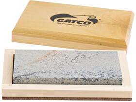 Bns80040 Bear & Son 4 Inch Sharpening And Honing Stone 100% Natural Soft Arkansas Whetstone With Woo
