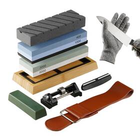 Mdstj28000003ovjsv0229 Bentism Whetstone Knife Sharpening Kit 2 Dual-sided Grit Whetstones 400/1000