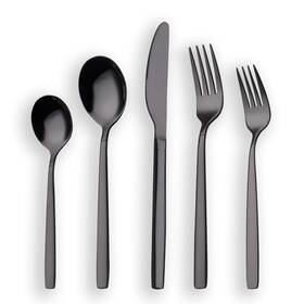 Bl286b20 Berglander 20 Piece Titanium Black Plated Stainless Steel Flatware Set Pi