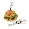 Bf-150dzxxhjc-b-in Cibowares Black Bamboo Heart Knot Food Party Picks 813797024179