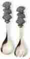 Bip14002 Boston International Salad Server Utensil Set Shore Thing 704266840478