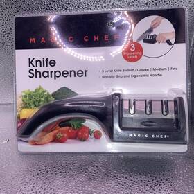 Yl7001 Bj Import Knife Sharpener Professional Chef Grade Heavy Duty Ceramic Tungsten 3 Stages