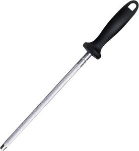 Bkinpid 758226978367 13 Inch Steel Knife Sharpening Rod Professional Kitchen Sharpener Black