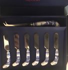 Bli1108-x Spode Blue Italian Cheese Knife Spreaders Nib