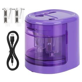 Eg5161 Bocyteopr Electric Pencil Sharpener Double Hole Purple
