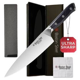 Cfkm-001 Boston Steel Chef Knife 8 Inch Ultra Sharp High Carbon Stainless Kitchen