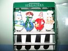 Boston Warehouse 4pc Christmas Snowmen