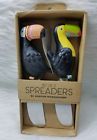 Boston Warehouse Box Set Of Two Toucan Bird Spreaders Parrot