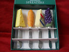 Boston Warehouse Wine And Cheese Spreaders Set Of 4 Stainless Steel Nib 026602121158