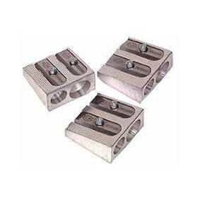1040501.3 Brand Kum 3 Pack 1040501 2-hole Pencil Sharpener Magnesium Alloy Wedge Silver