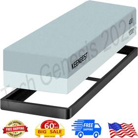 13mmm13 Branded Actual Grit Premium Material Sharpening Stone 2 Side 400 1000 Whetstone Set Wet