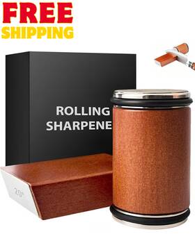 Branded 768795936064 Rolling Knife Sharpener Kit Diamond And Ceramic Discs Roller