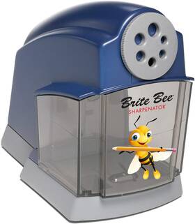 1680bbs Brite Bee Sharpenator Heavy Duty Classroom Electric Pencil Sharpener Blue