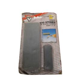 E-1020 Buffalo Silicon Carbide Sharpening Stone Set 2 Piece 3 And 6 Inch Tool Whetstone