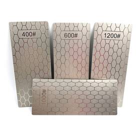 Bumugufu 768484109281 Pack Of 4 Diamond Sharpening Stones 400/600/1000/1200 Grit Ultra Thin Honeyco
