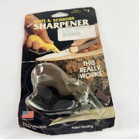 Byers 038059080001 Creative Sales Super Sharpener #1 Knife Scissors Vintage Usa Nos