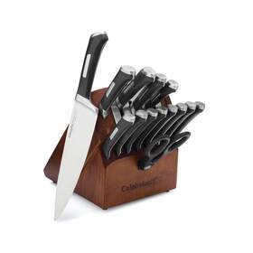 1932941 Calphalon Kitchen Knife Set With Self-sharpening Block 15-piece Classic High