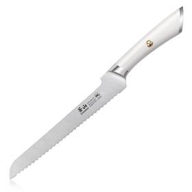 500021 Cangshan Elbert Series German Steel Forged 8 Inch Offset Bread Knife White