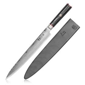 Cangshan 501295 Yari Series 10-inch Sashimi Knife With Sheath X-7 Damascus Steel 5