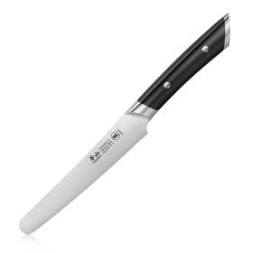 A-505477 Cangshan Helena Series 5-inch Round-tip Serrated Utility Forged German Steel