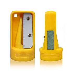 21360201 Carmel Carpenter Pencil Sharpener Pack Of 1 For Sharpening Flat Woodworking