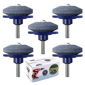 Cenoz 011574444017 Crafts Man Lawn Mower Blade Sharpener For Any Power Hand Drill By 5 Packs Blue