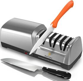 Changhe 659962440852 Electric Knife Sharpener 3 Stage - 100% Diamond Abrasives With 15 Precision A