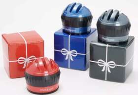 K54316 Chefologist New Set Of 3 3-stage Knife Sharpeners With Gift Boxes Red Blue Grey