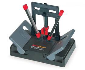 Chefs Choice 087877415045 Chefschoice 415 Exact-v Diamond Hone Manual Knife Sharpener 2-stage Black