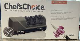 C127610 Chefs Choice Brand New Trizor Edge Electric 3 Stage Knife Sharpener Model Xiv
