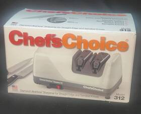 Chefschoice 021277003129 Chefs Choice Diamond Ultrahone Knife Sharpener Model #312 Made In Usa New Box
