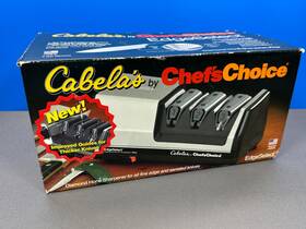 Chefschoice 087877001286 Cabelas Chefs Choice Diamond Hone Electric Knife Sharpener Knives Edgeselect