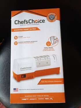 D203 Chefschoice 087877020300 Chefs Choice Orange/white 3-stage Electric Knife Sharpener Diamond Hld Ult