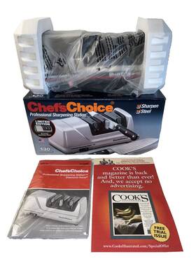 Chefschoice 087877031399 Chefs Choice Professional Sharpening Knife Station 130 Brushed Stainless Steel