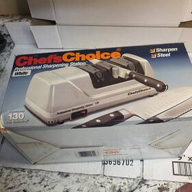 130500 Chefschoice Used - Chefs Choice Professional Knife Sharpener White 130