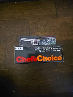 M461400 Chefschoice New Chefs Choice Knife Sharpener 100% Diamond Hone 2 Stage. #460