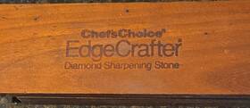 Chefschoice Pa-1937 Edgecrafter Diamond Sharpening Stone With Wood Base Brown/silver