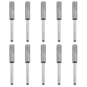 Chenjin 728456063751 Chainsaw Sharpener Stone 10pcs 7/32 Inch 5.5 Mm Grinding File With St