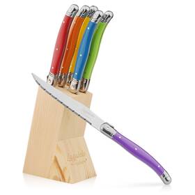 Chm23061 Chopmate Laguiole Premium Steak Knife Set - 4.5 Inch Vibrant Multi Color Edition R