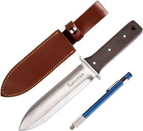 1jj43pwc Cielcera Hori Garden Knife With Free Diamond Sharpening Rod Ideal Gardening Digging