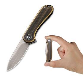 C18062q-1 Civivi Mini Elementum Flipper Pocket Knife Small Folding Wit... Fast Ship