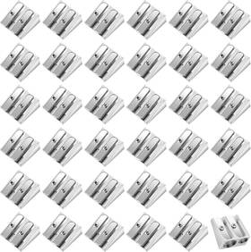 Sudxsrgy7 Cobee 601633 1 36 Pack Metal 2.45 X 2.35 1.24cm/0.96 0.92 0.48 Inches Silver