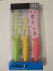 Coloursharp Taylor S Eye Witness Taylors 3 Piece Cheese Knives Colors Nip 5014765106445