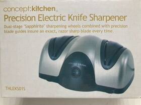 Thleks01s Concept Kitchen Precision Electric Knife Sharpener Dual Stage Inch Sapphirite G
