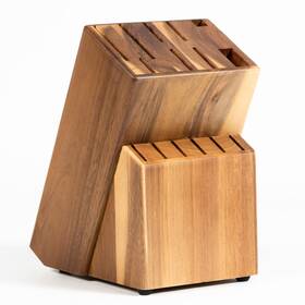4019x Coninx Acacia Wood Kitchen Knife Block - 15 Slots Holder Professional
