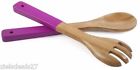 Contemporary Servers Core Bamboo Salad In Magenta Nip Free Ship 813326016583