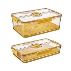 Rb7002 Cottoncolors Fridge Organizer Food Storage Containers With Lids Fo... Fast Ship