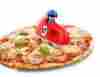 Cu80-r Kikkerland Pizza Racer Race Car Shaped Cutter With 2 Fast Cutting Blades 612615063976