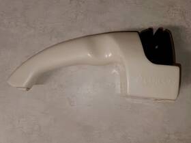 D372.181 Cutco Cutco- Pull Thru- Hand Held Knife Sharpener- White Pearl With Brown Made In Usa