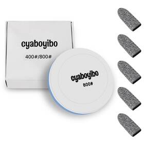 Cyaboyibo 752844446130 Axe Sharpener Hatchet Sharpening Stone 400/800 Grit Round Whetstone Extra Co